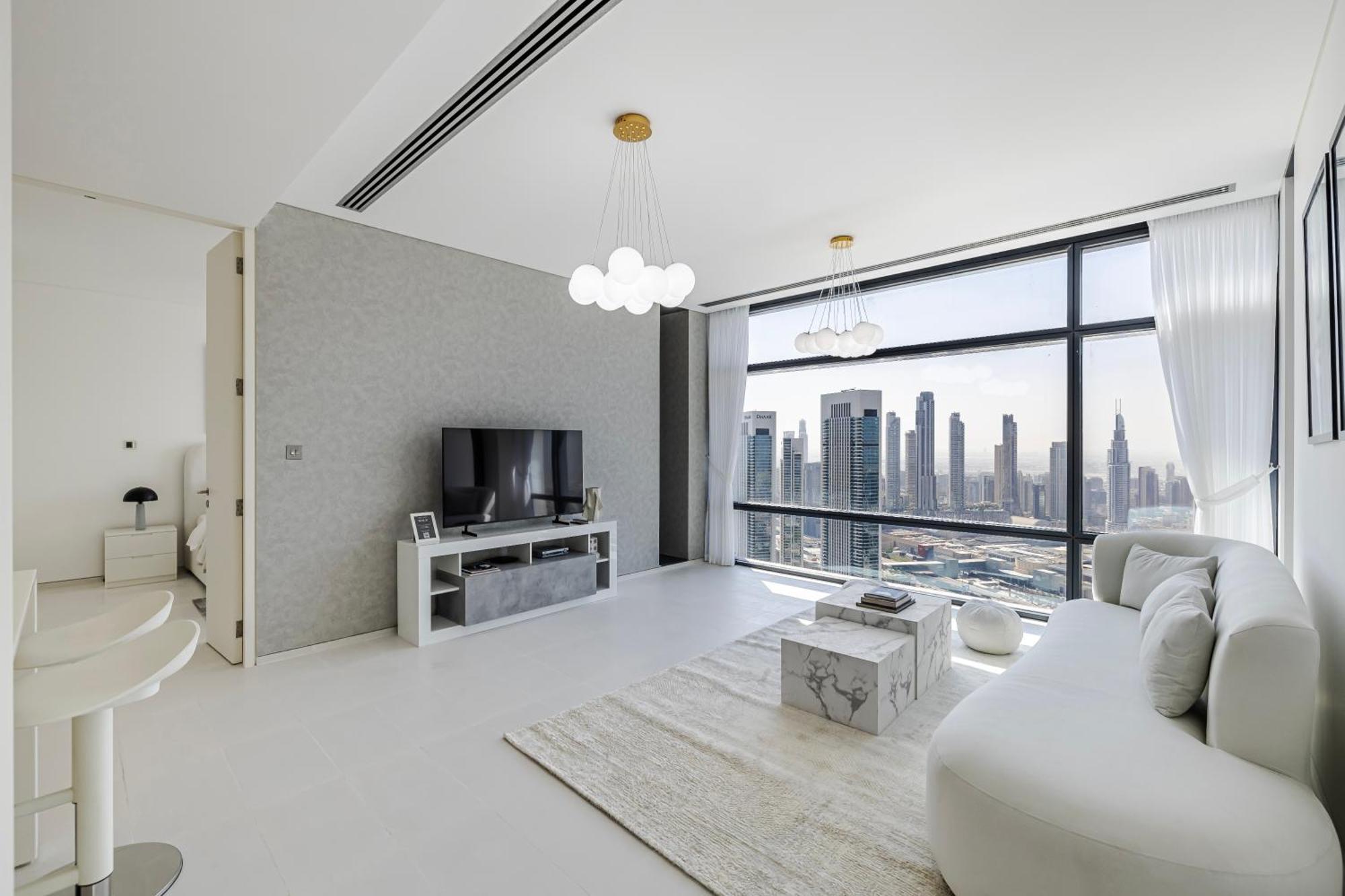 1Br Burj Khalifa View Index Tower Difc Apartman Dubaj Kültér fotó