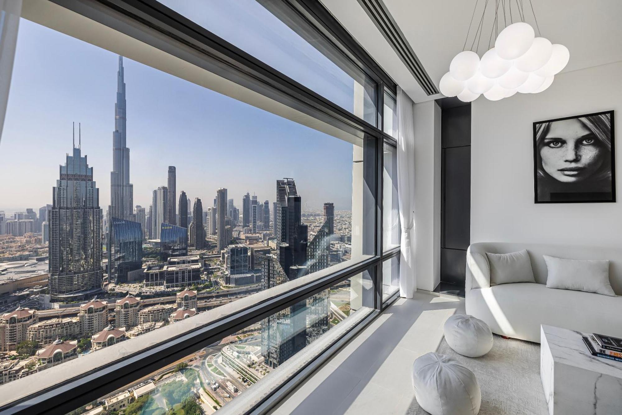 1Br Burj Khalifa View Index Tower Difc Apartman Dubaj Kültér fotó